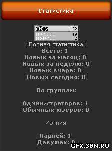 Скрипт для uCoz статистика