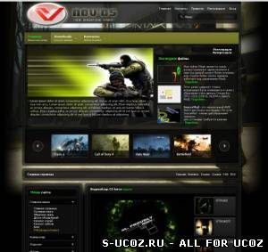 Шаблон Counter-Strike 1.6 для ucoz