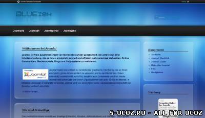 BLUEish - адаптация с Joomla под uCoz
